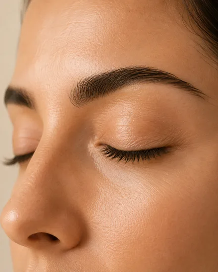 Olhos em close, referência do rejuvenescimento do olhar